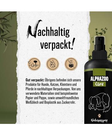 Alphazoo Soul Rest Basket Spray 500ml - Natural Relaxation & Anti-Stress Spray for Dogs | Calm and Well-being Solution - Buy Online on GoSupps.com