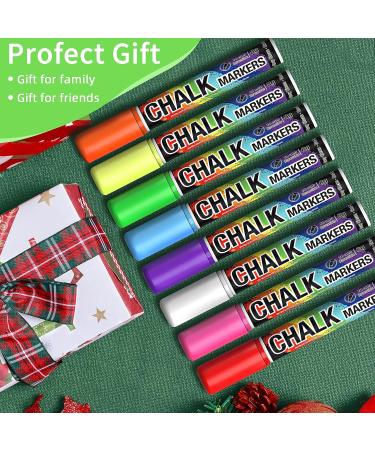 Jumbo Chalk Window Markers - 8 Washable Colors for Cars, Glass & Chalkboards - Buy Online on GoSupps.com