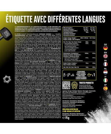 Nitrate Powder (Oxystorm ) 75 g - Poudre d'extrait de feuille d'amarante pure - Optimal pour les boosters pr -entra nement - Poudre pure - Vegan - Buy Online on GoSupps.com