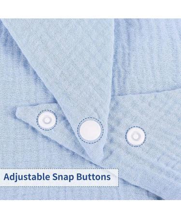 Buy Auidy_6txd Baby Triangle Bib Set - 6 Soft Absorbent Muslin Drool Bibs with Adjustable Buttons for International Shipping - Buy Online on GoSupps.com