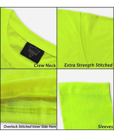 URBAN BUCK Neon Athletic Sport Shirt | High Visibility | Quick Dry | Long Sleeve | Green - Buy Online on GoSupps.com