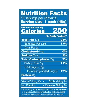 Planters Chocolate Trail Mix Nuts - 1.7 oz Bags (Pack of 18) - Nut & Chocolate Trail Mix - Buy Online on GoSupps.com