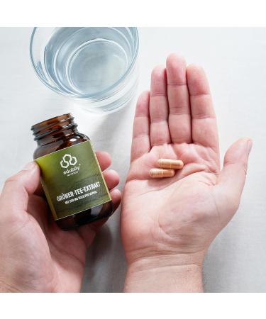 Buy Edubily Nutrition Green Tea Extract - 250 mg EGCG per Capsule Equivalent to 5 Cups - Almost Caffeine-Free Additive-Free - 60 Capsules - Buy Online on GoSupps.com