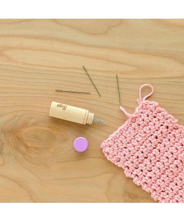 Boye Wood Container with Purple Lid Crochet Accessory Set - Size 18 Multicolor 7 (42-40039) - Buy Online on GoSupps.com