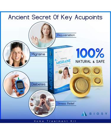 BioSy Migraine - Personalized Heating Headache Relief Device for Natural Migraine Pain Relief - Buy Online on GoSupps.com