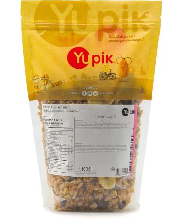 Yupik Quest Crunch Cereal Oats Raisins Papaya Pineapple Banana Chips Sunflower Seeds Sesame Seeds Coconut 1Kg 1 kg (Pack of 1) - Buy Online on GoSupps.com