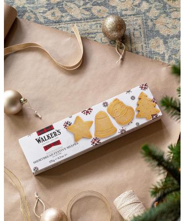 Walkers Shortbread Festive Shapes Carton - Buy Online on GoSupps.com