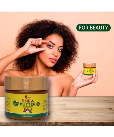 Organic Virgin Shea Butter with Tea Tree Essential Oil 250g for Body Hair Face Skin Firming Anti-Acne Dry Skin - Buy Online on GoSupps.com