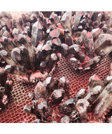 1pcs Natural Black Druse Quartz Vug Cluster Decoration ChakraStone Column Point Can be Used for (Size : 400-500g) ningxiao (Size : 400-500g) - Buy Online on GoSupps.com