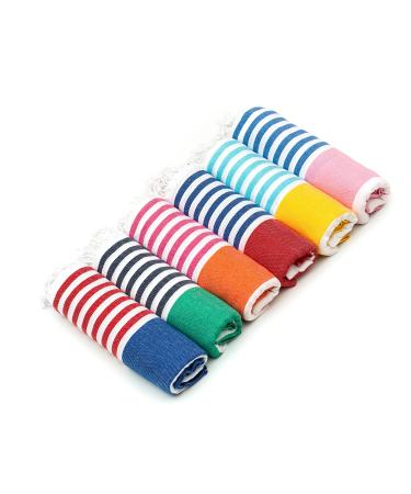 HAVLULAND Turkish Cotton Beach Towels PACK OF 4 Quick Dry Sand Free Oversized Bath Pool Swim Yoga Gym Towel Extra Large Big Travel Blanket Adult Cruise Essentials Beach Accessories Clearance Vacation