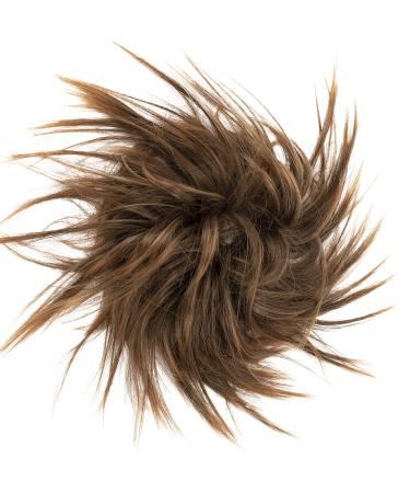 CAISHA Jumbo HaarDary Hairgum DOTT - Perfect for Floral Updos & Bridal Hairstyles | Wavy Brown Mix (DM17cm G8F #4T30) - Buy Online on GoSupps.com