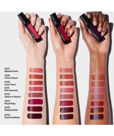 REVLON ColorStay Satin Ink Crown Jewels Liquid Lipstick - Queen of Quartz | Longlasting, Waterproof & Moisturizing Lipcolor with Black Currant Seed Oil | 0.17 fl oz - Buy Online on GoSupps.com