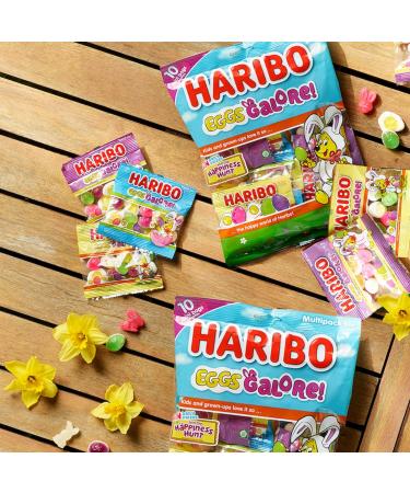 Easter Egg Gummy Sweets Multipack - Pack of 6 x 160g Fried Egg & Mini Eggs Fruit Flavour Gums with Soft Foam. Pick n Mix Sweets Bags for Easter Egg Hunt Easter Gifts for Kids with Topline Card - Buy Online on GoSupps.com