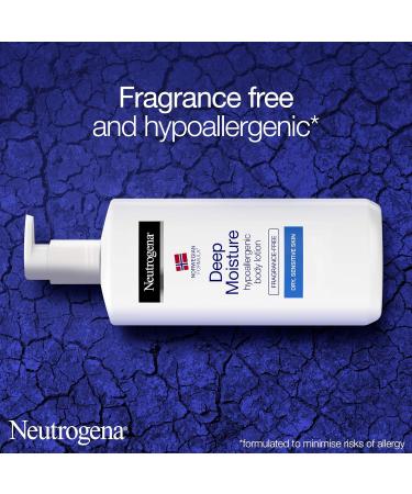 Neutrogena Norwegian Formula Deep Moisture Body Lotion for Dry and Sensitive Skin - 400 ml - Buy Online on GoSupps.com