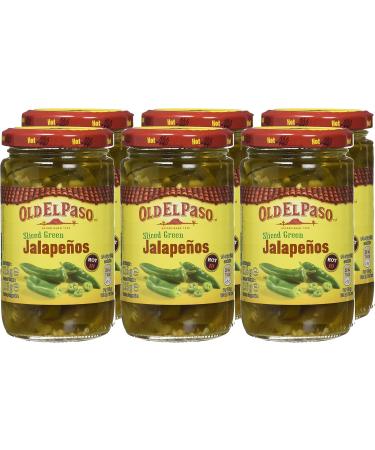Old El Paso Chiselled Jalapenos Chilli Pepper 215 g - Pack of 6 - Buy Online on GoSupps.com