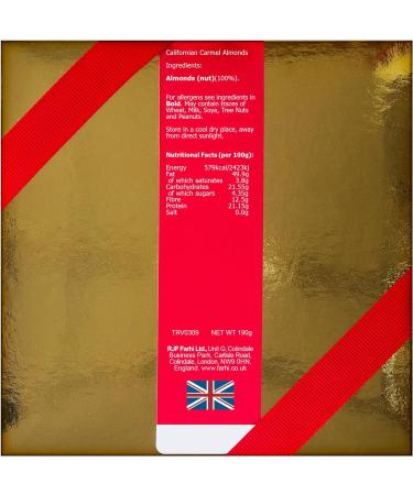 Rita Farhi Almonds in a Luxury Gift Box 190g - Buy Online on GoSupps.com