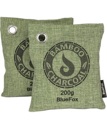 Bluefox I Air Purifier & Odor Remover - Bamboo Activated Carbon Dehumidifier - 2 x 200g - Eco-Friendly Air Freshener - Buy Online on GoSupps.com