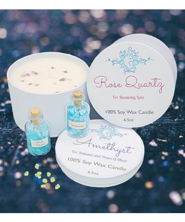 Turquoise Gem Candle | Enhance Protection & Sacred Self Energy | Shop Internationally - Buy Online on GoSupps.com