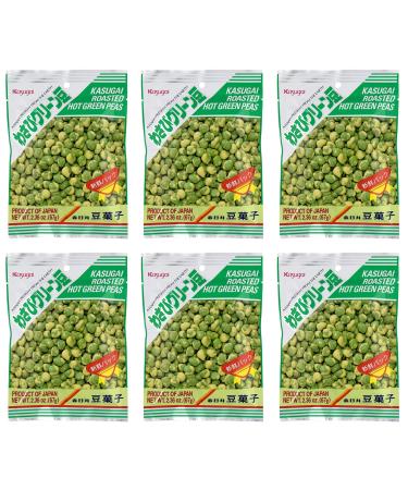 Kasugai Wasabi Green Peas 2.36oz (6 Pack)
