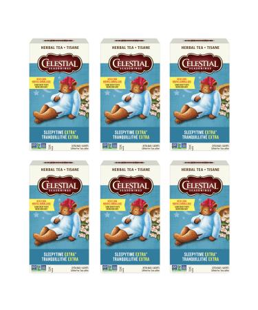 Celestial Seasonings Sleepytime Extra 6-Count 20 Count (Pack of 6)