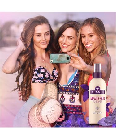 Aussie Miracle Hair Insurance Detangler Spray 250ml - Smooth & Tangle-Free Hair - Buy Online on GoSupps.com