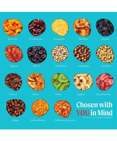 CherryPicked Dried Fruit & Nuts Gift Basket  18 Variety XL Fathers Day Prime Gifts Ideas For Dad  Gourmet Assortment Box Delivery Vegan Food Baskets Husband Grandpa Men Him From Daughter Wife Son Kids - Buy Online on GoSupps.com
