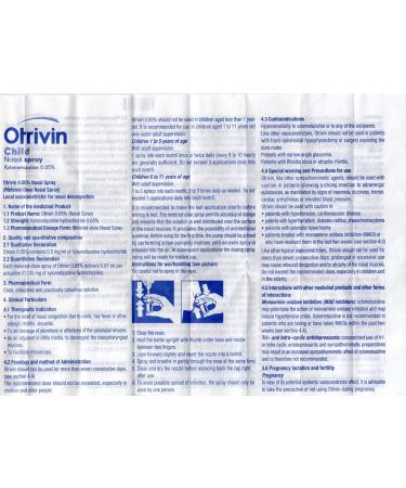 Buy Pediatric Nasal Spray 0.05% - 60 Metered Doses Fast Relief for Infants & Kids Under 6 - Unblocks Nose for 12 Hours - Buy Online on GoSupps.com