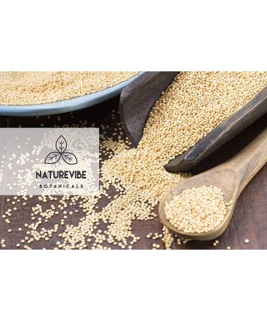Naturevibe Botanicals Organic Amaranth Grains - 2lb (32oz) | Gluten-Free & Non-GMO - Buy Online on GoSupps.com