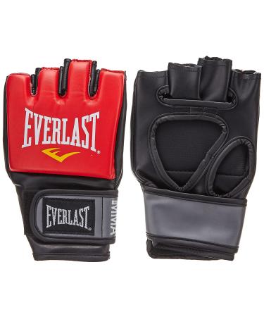 Everlast Pro Style MMA Grappling Gloves Small/Medium Red