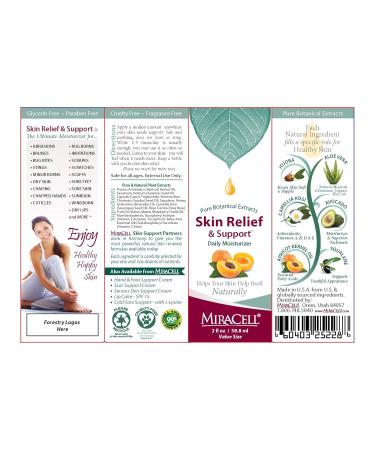 Miracell Skin Relief & Support Serum - Nourishing Oils: Apricot Coconut Sesame Jojoba Avocado Camellia Rosehip & Vitamin E - 2 oz | Buy Internationally - Buy Online on GoSupps.com