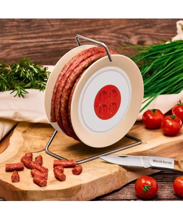 WURSTBARON Sausage Drum 3.5 m of Delicious Krakow Style Sausages High Quality and Smoky Taste Fun Gift - Buy Online on GoSupps.com