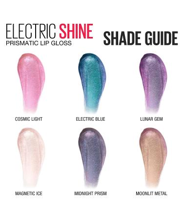 Maybelline Lip Studio Electric Shine Prismatic Lip Gloss in Electric Blue - 0.17 fl. oz - Buy Online on GoSupps.com