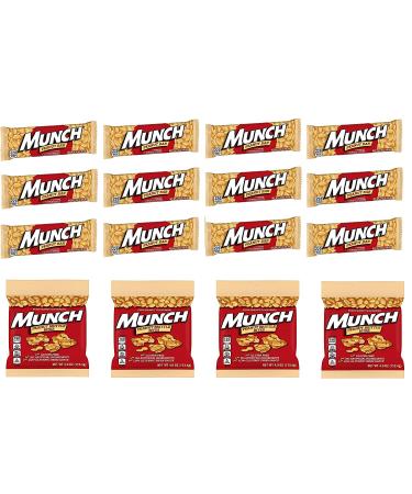 MUNCH Peanut Nut Bars with Brittle Bites - Variety Pack | Delicious Snack Bars - Buy Online on GoSupps.com