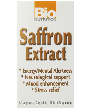 Bio Nutrition Saffron Extract 50 Vegetarian Capsules