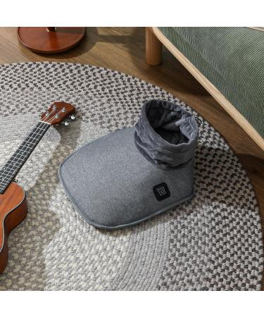 Tita-Dong Electrical Foot Warmer | Soft Under Desk Foot Heater Pillow | 3 Temperature Levels | 6-Hour Timer | Gray Upgrade - Cozy Comfort for Home & Office - Buy Online on GoSupps.com