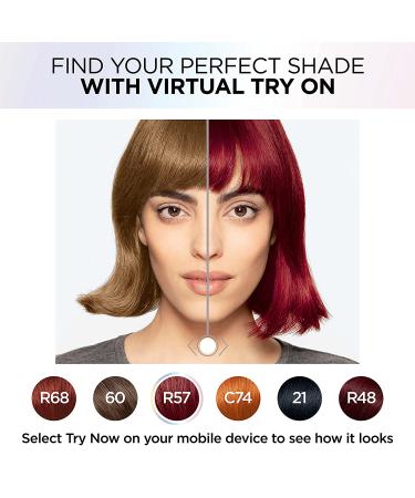 L'Oreal Paris Feria C74 Copper Crave Permanent Hair Color - Intense Copper Dye 1 Pack - Buy Online on GoSupps.com