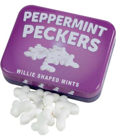 Spencer & Fleetwood Peppermint Peckers Sugar Free Mints Naughty Gift Hen Party Secret Santa Willie Shaped Mints 60g - Buy Online on GoSupps.com