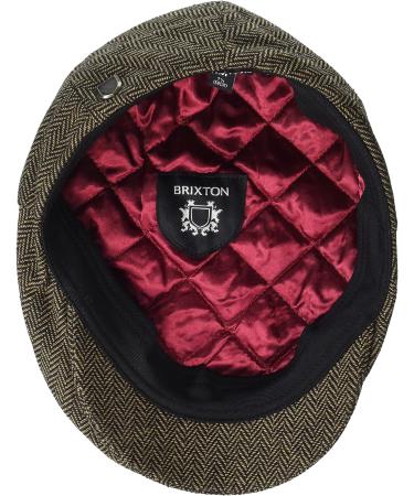 Brixton Unisex Snap Newsie Cap - Brown/Khaki - Large - Buy Online on GoSupps.com