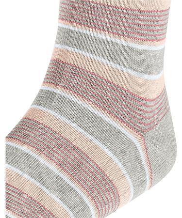 FALKE Kids Romantic Net Socks Cotton White Pink | Frilly Thin Patterned Socks for Boys & Girls | Ideal for Dress Looks & Festive Occasions | 1 Pair (Grey) - Buy Online on GoSupps.com