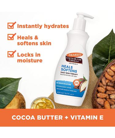 Palmers Cocoa Butter Body Lotion 13.5oz with Vitamin E - Pack of 12 | Daily Skin Therapy Formula - Buy Online on GoSupps.com