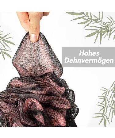 Buy Bath Sponge Pack of 3 - Extra Large Shower Peeling Glove & Loofah Sponge for Exfoliation - International Shipping - Buy Online on GoSupps.com