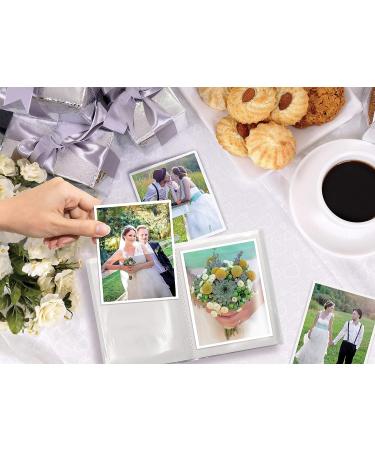 36 Photo Mini Photo Album  4 x 6 Inch  Pack of 12  Flexible Cover with Removable Decorative Inserts  Clear View Front Cover  by Better Office Products  12 Pack - Buy Online on GoSupps.com