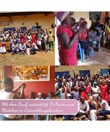 Buy Avaloona Menstrual Cup (2-Pack) - Made in Germany Fairtrade Organic Cotton Bags Hygienic Sustainable Anti-Allergen Vegan - Small Pink - Buy Online on GoSupps.com