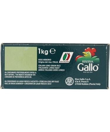  Riso Gallo Gallo - Riz Arborio Chicchi gros - 2 paquets de 1 kg 2 kg  - Buy Online on GoSupps.com