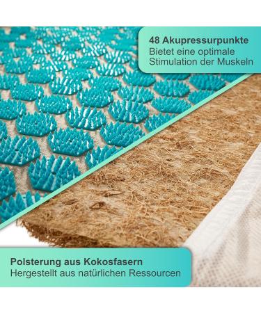 Mental-High Acupressure Mat + Audiobook | Ultimate Relaxation & Stress Relief Gift for Wellness Back Pain & Tension Relief - Buy Online on GoSupps.com