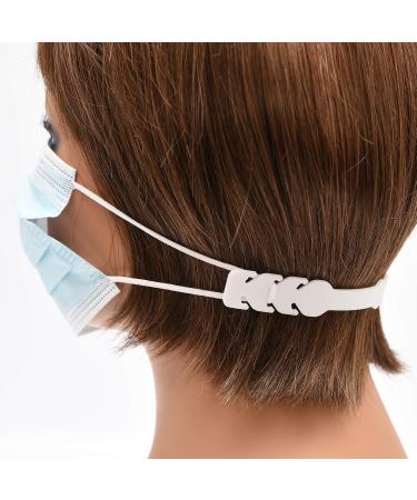 Beadsmith Fablastic Mask Mate Adjustable Extender - 2 Pieces 19.1 cm White - Convenient Mask Extension Hooks & Strap - Buy Online on GoSupps.com