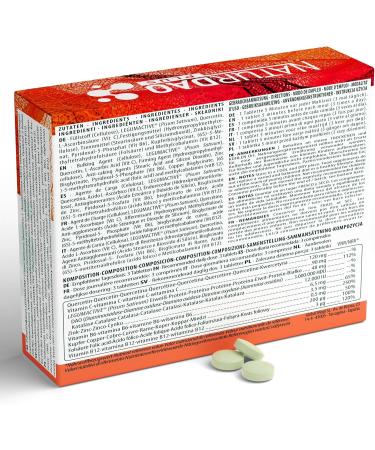 NATURDAO PLUS - 1 000 000 HDU + 8 Cofactors & Adjuvants - CAD & Catalase Quercetin Vit.C Vit.B6 Vit.B9 Vit.B12 Copper & Zinc - CAD Deficiency - Histamine Intolerance - 60 Tablets - Buy Online on GoSupps.com