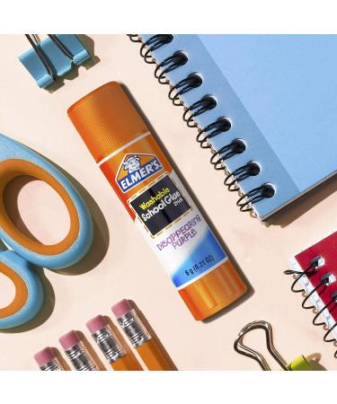 Elmer's Washable Dissappearing Purple School Glue Sticks 3 Pack 6 grams Each (E520) - Buy Online on GoSupps.com