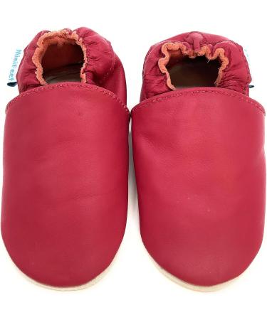 MiniFeet Premium Soft Leather Baby Shoes - 4 for the price of 3 - Toddler Shoes 0-6 Months Plain Pink - Buy Online on GoSupps.com