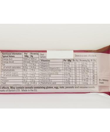 Fulfil Chocolate Brownie Flavour Vitamin & Protein Bar 55g - Buy Online on GoSupps.com